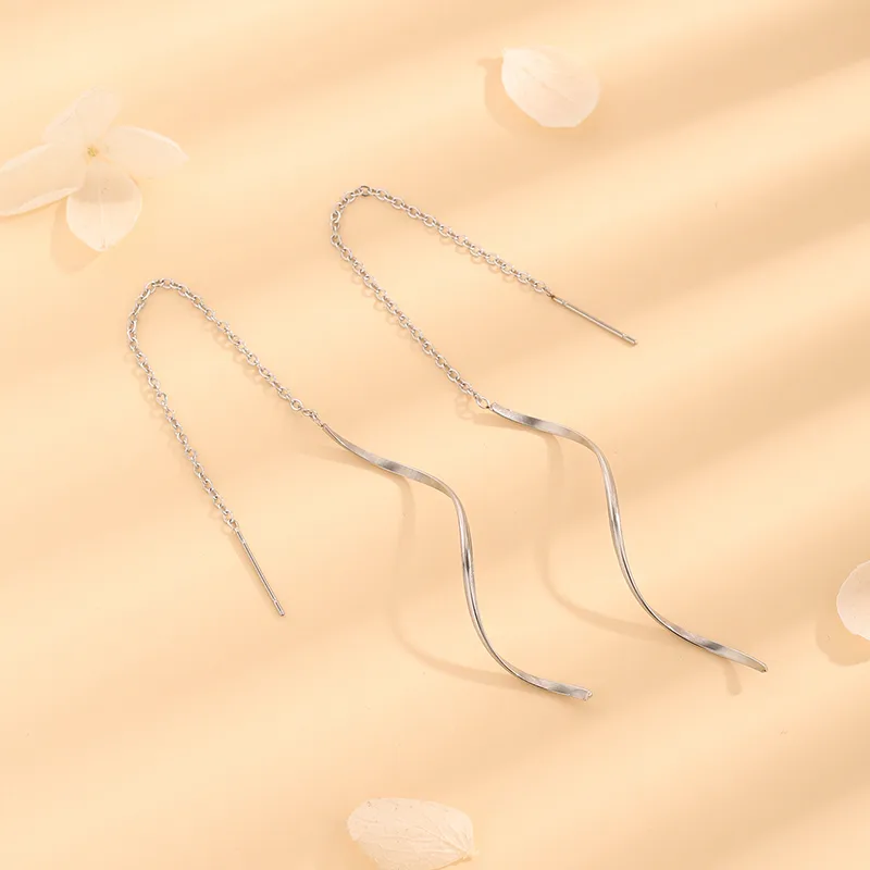 Wholesale PVD Coated Real Gold Plated 18K Gold Solid Color 304 Stainless Steel Casual Elegant Simple Style Waterproof Non Tarnish 304 Stainless Steel