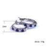 Wholesale Fashion Animal Copper Artificial Gemstones Earrings