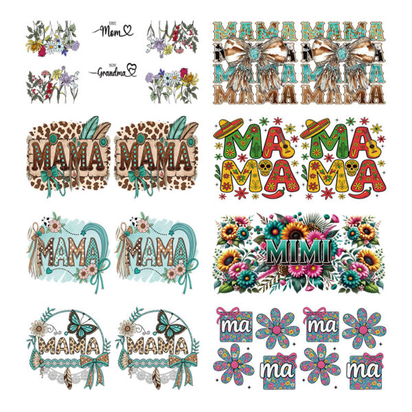 Wholesale Christmas tree 16oz Cup UV DTF Wraps