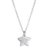 Wholesale European and American cross-border jewelry sweet cool five-pointed star vortex necklace ins simple star tassel spiral pattern clavicle chain