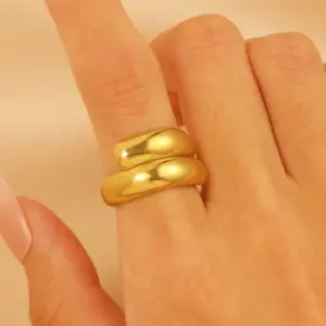 08 18K Real Gold Double-Layer Winding 12313