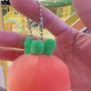 Wholesale Cute cartoon simulation radish pendant fruit and vegetable plush doll bag keychain Doll Doll