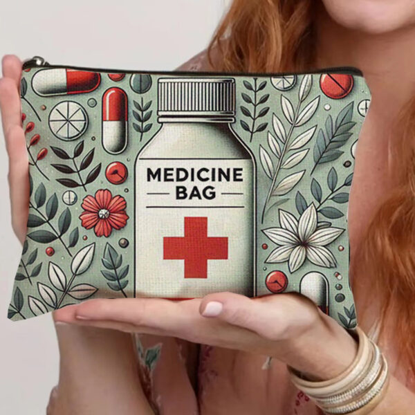 Wholesale Amazon Cross-border Exclusive in stock Canvas Zipper Bag Canvas Cosmetic Bag Zipper Canvas Bag Pencil Bag Custom