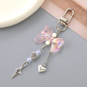 K4849 love pendant star pendant pink / Small pendant