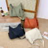 oly-24e83dddf138228488ae07df530345ed Wholesale Large-Capacity Nylon Cloth Bag Crossbody Bag for Women Korean Style Lazy Style Shoulder Bag Design Niche Commuter Bag