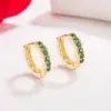 Wholesale Geometric Multicolor Copper Fashion Earrings