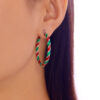 Wholesale Colorful hoop earrings