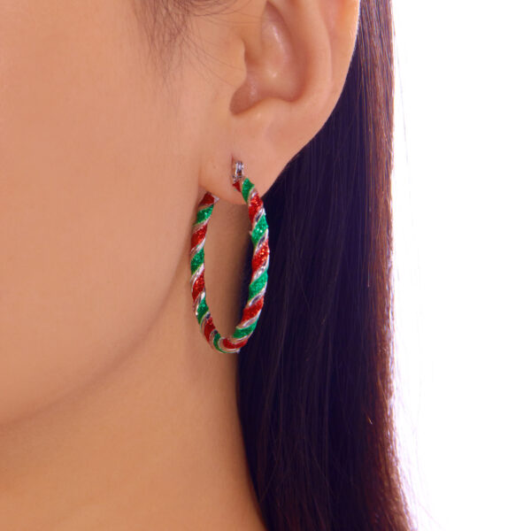 Wholesale Colorful hoop earrings