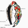 Wholesale 2025 New Easiest for Match Ethnic Style Embroidered Flower Headband Retro Bohemian Style Light Luxurious Atmosphere Headwear for Women