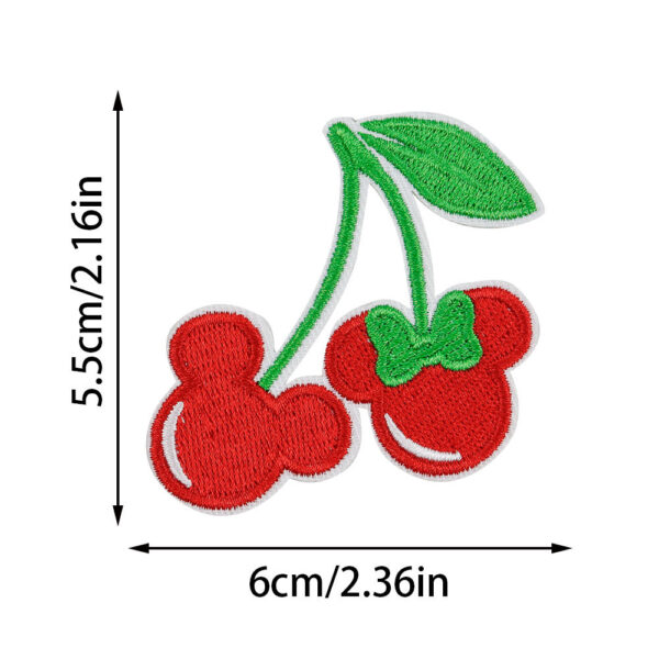 Wholesale Cherry-themed embroidered patches