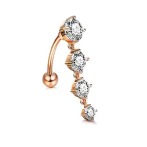 Rose Gold Four Diamonds