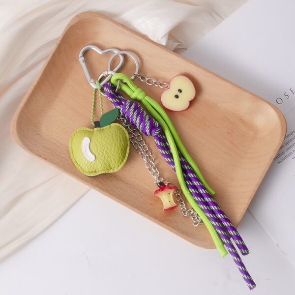 Wholesale Apple bag pendant keychain