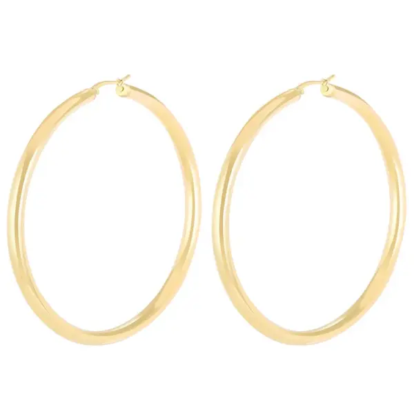 Wholesale PVD Coated 18K Gold Plated Geometric Stainless Steel Fashion Waterproof Non Tarnish Earrings