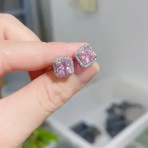 Square Pink Zirconium