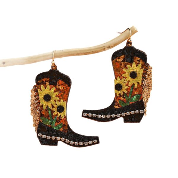 Wholesale Amazon's Best-Selling Earrings, Retro Ethnic Style Jewelry, Long Earrings, Slimming and Elegant, Niche Pendants