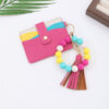 Wholesale Silicone Bead Bracelet Keychain