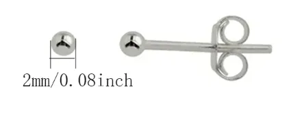 3 Pairs Cute Simple Style Classic Style Solid Color Plating 304 Stainless Steel 14K Gold Plated Ear Studs