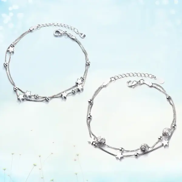 1 Piece Fashion Star Copper Plating Bracelets