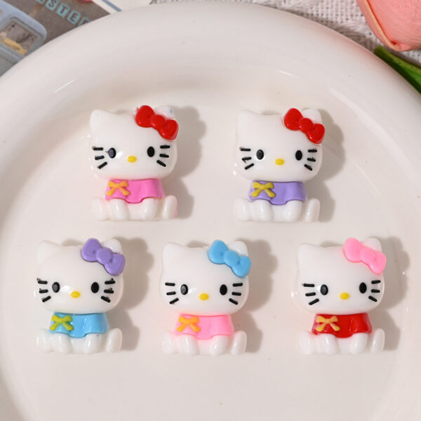 Wholesale Cartoon Rubber Beads Bow with Hole Loose Beads OLY Exclusive