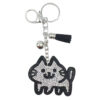 Wholesale New cute cartoon cat diamond keychain rhinestone cat bag tassel pendant creative gifts wholesale in stock