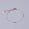 Wholesale Printing Anklet 304 Stainless Steel Waterproof Non Tarnish No Inlaid PVD Coated 18K Real Gold Plated Women'S Casual Cute Simple Style