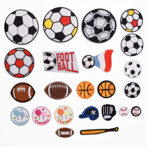 oly-25450beb9ea17ed68af76c8eb80a48d2 Wholesale Cartoon Embroidered Soccer and Baseball Patch