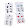 oly-2550df473c38d2b27bb997eff748068a Wholesale Western Bohemian Lightning Turquoise Inlaid Pumpkin Flower Earrings