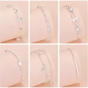 Wholesale Simple Style Geometric Heart Shape Copper Plating Bracelets 1 Piece