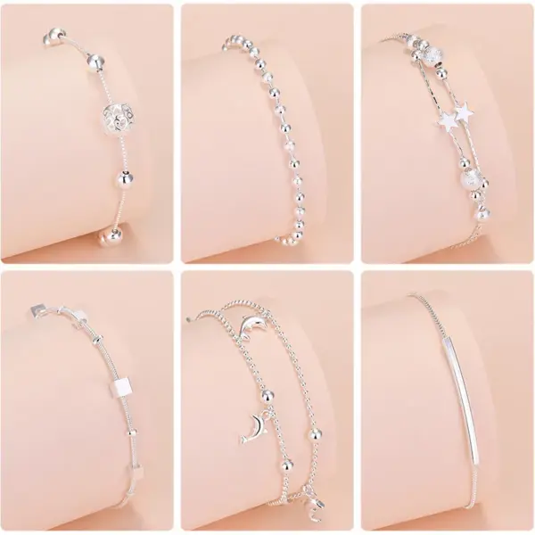 Wholesale Simple Style Geometric Heart Shape Copper Plating Bracelets 1 Piece