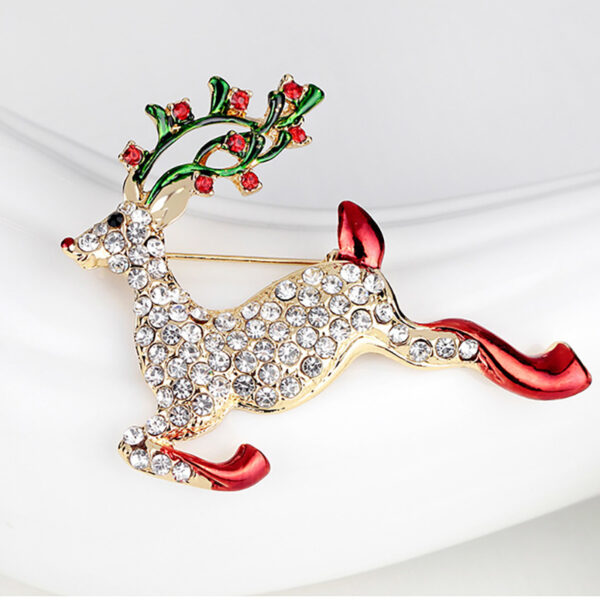 Wholesale Christmas gift deer brooch