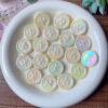 Wholesale Macaron straight hole balloon dog round seal beads