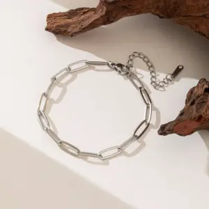 【XKB0263】Cross Chain Steel Chain / Gold