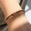 Brass Plating Letter Bracelets