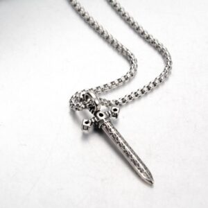 Pattern Sword Single Pendant