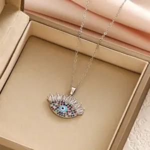 6275 Silver Colored Zirconium Eyes