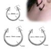Wholesale Stainless steel nose ring C- shaped horseshoe ring horseshoe rod nose nail human body piercing tattoo jewelry Europe and America Amazon cross-border