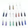 Wholesale Ethnic Style Water Droplets Stone Drop Earrings 1 Pair