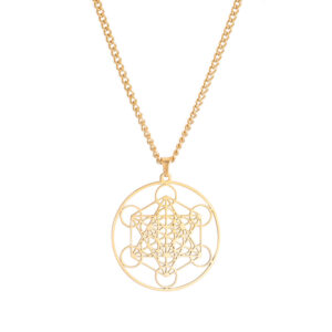 Gold 3mm cross chain 60cm long