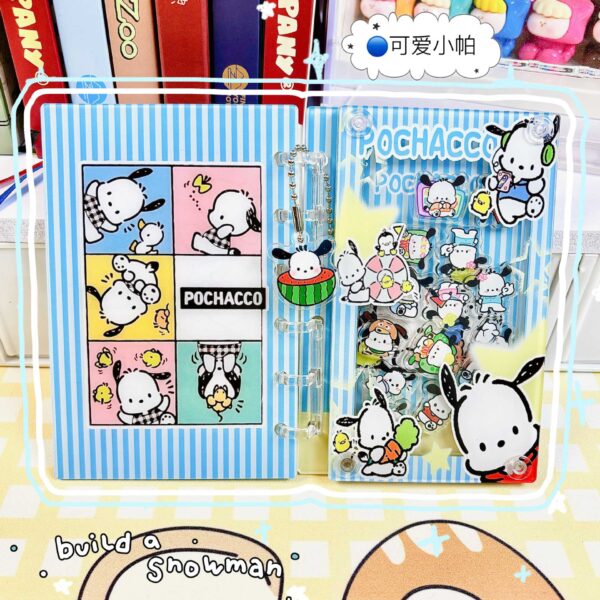 Wholesale [Pacha Dog] Original Cartoon A7 Loose-leaf Book Rocking Notebook Cute Girl Heart High-value Animation