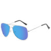 Wholesale 3026 color reflective sunglasses men's and women's glasses retro goles classic fashion metal sunglasses