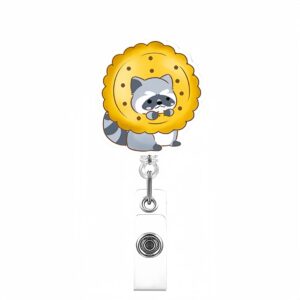 Cookie bear + transparent rotating clip