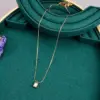 PVD Coated Real Gold Plated Heart 304 Stainless Steel Princess Lady Shiny Waterproof Non Tarnish Inlay Inlaid Necklace