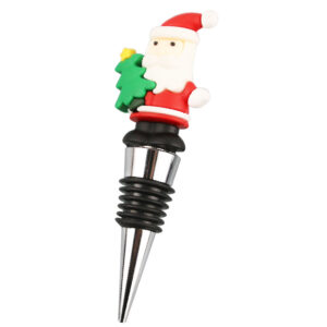 Christmas wine stopper
