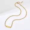 Wholesale Jewelry Simple Style Constellation 304 Stainless Steel 18K Gold Plated Plating Pendant Necklace