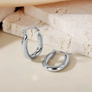 YX4TY Ear Clip Style in Steel Color 25mm