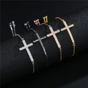 Wholesale Cross Copper Fashion Bracelets