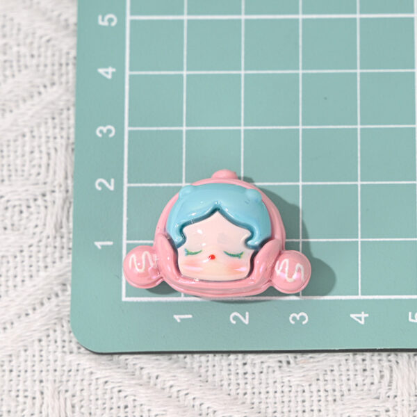 Wholesale Cartoon cute grain pull cloth UV plated straight hole beads OLY Exclusive