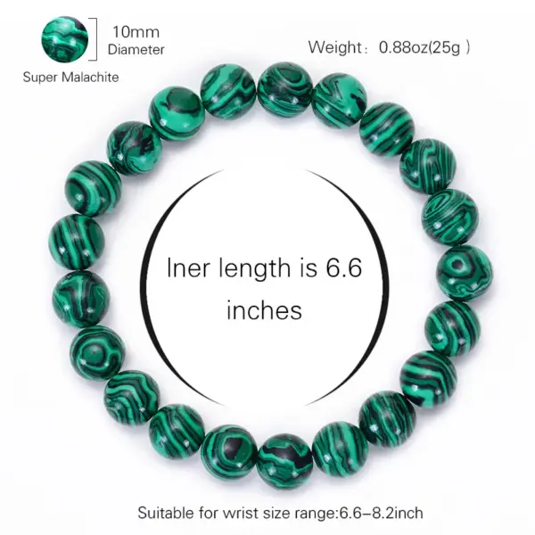 Wholesale Fashion Swirl Pattern Natural Stone Beaded Bracelets 1 Piece