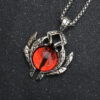 oly-2607b63c8c7aa61ac14fb57cf1f8bd23 Wholesale European and American Cross-border Retro Punk Style Turkey Devil's Eye Alloy Pendant Stainless Steel Chain Necklace