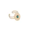 Wholesale PVD Coated 18K Gold Real Gold Plated Flower Stainless Steel Retro Waterproof Non Tarnish